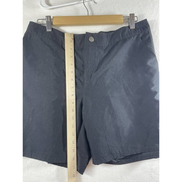 Speedo Men's Shorts Black Size L pockets snap and zipper closure back elastic - Picture 5 of 7